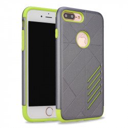 iPhone 7 Dual Layer Armor Hybrid Case (Gray Green)